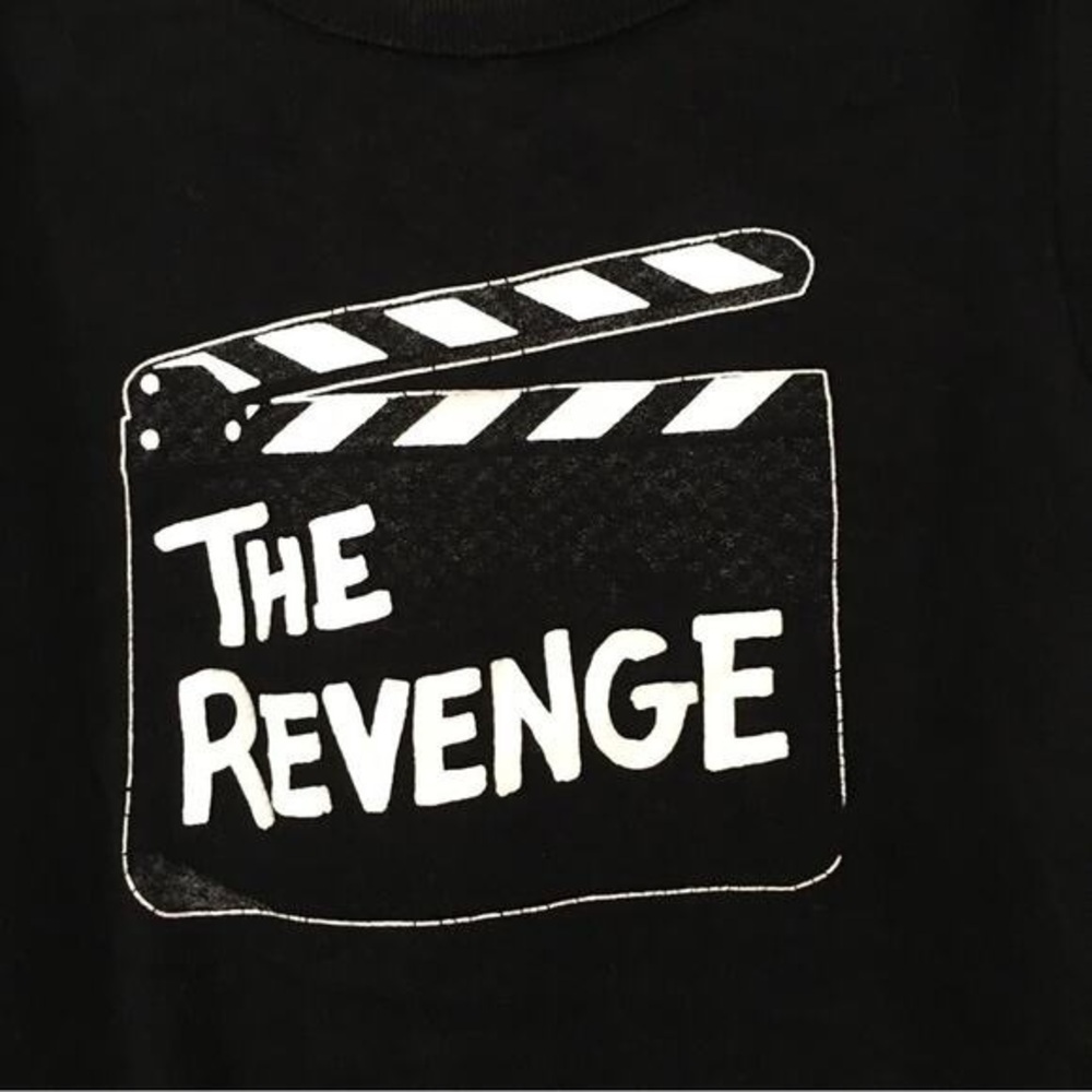 The Children's Place Black Bodysuit with Clapperboard Design